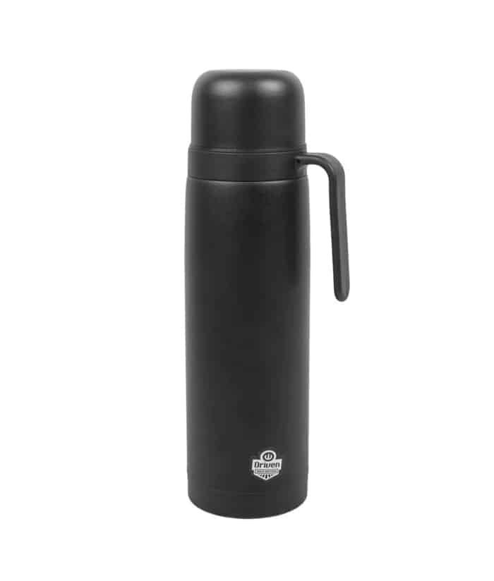 Termo Acero Inoxidable Negro Pico 360º 1lts Driven TD-1010/N - Imagen 2