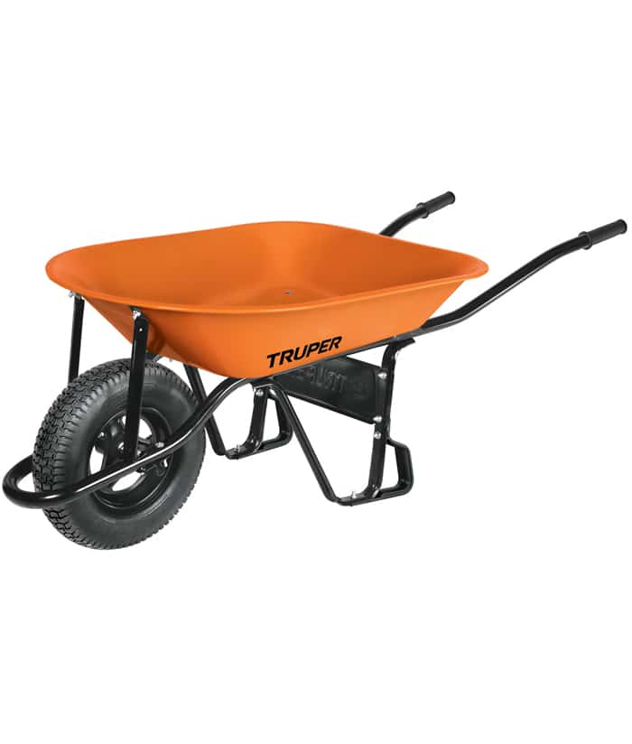 Carretilla de Chapa Espesor 0.8mm Rueda Neumática 580kg Truper CAT-45ND