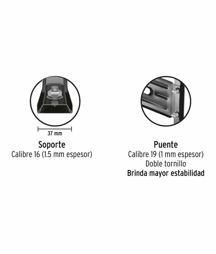 Carretilla de Chapa Reforzada 350kg Pretul CAP-40FB - Imagen 5