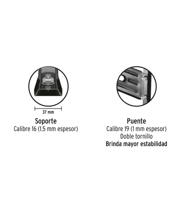 Carretilla de Plástico Negra Tubular Reforzada 350kg Pretul TP-5N - Imagen 4