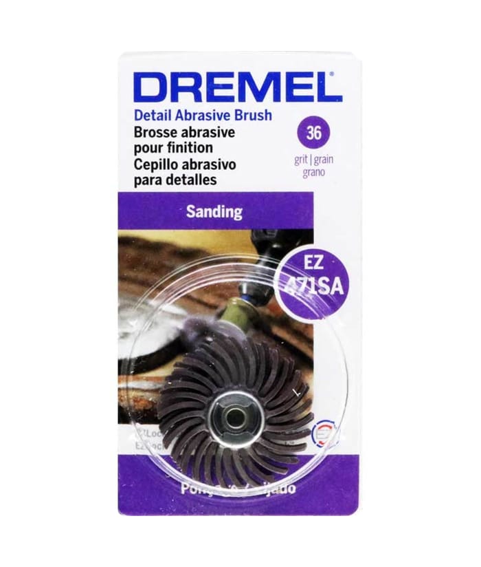 Juego Set Kit Cepillos Discos Abrasivo 1" Grano 36 x 2 Pzs Dremel DR471S - Imagen 2