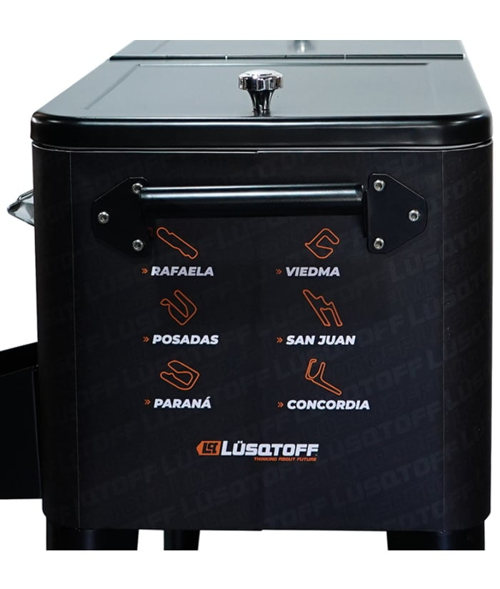 Conservadora Heladera Rodante Racing 80lts Lusqtoff LQH120201RG - Imagen 4