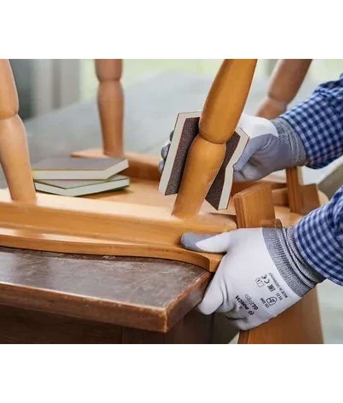 Esponja Abrasiva Flexible Lija Fina Grano Fino #240 Bremen 8015 - Imagen 2