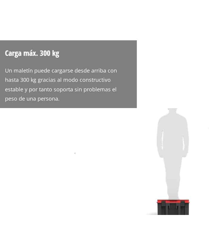 Caja Apilable Encastrable Porta Herramientas Einhell E-Case M 4540021 - Imagen 3