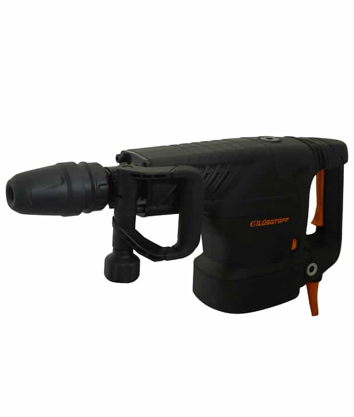 Martillo Demoledor Eléctrico Encastre SDS-MAX 220V 1500W Black Series Lüsqtoff Naranja/Negro MDL1500-9