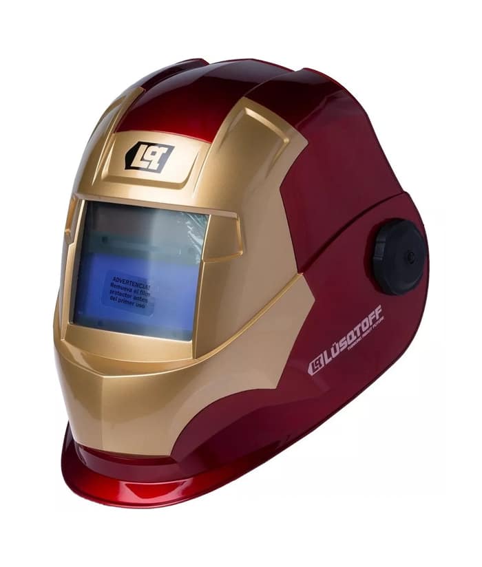 Máscara Fotosensible Iron Man Para Soldar Lusqtoff ST-IRONMAN