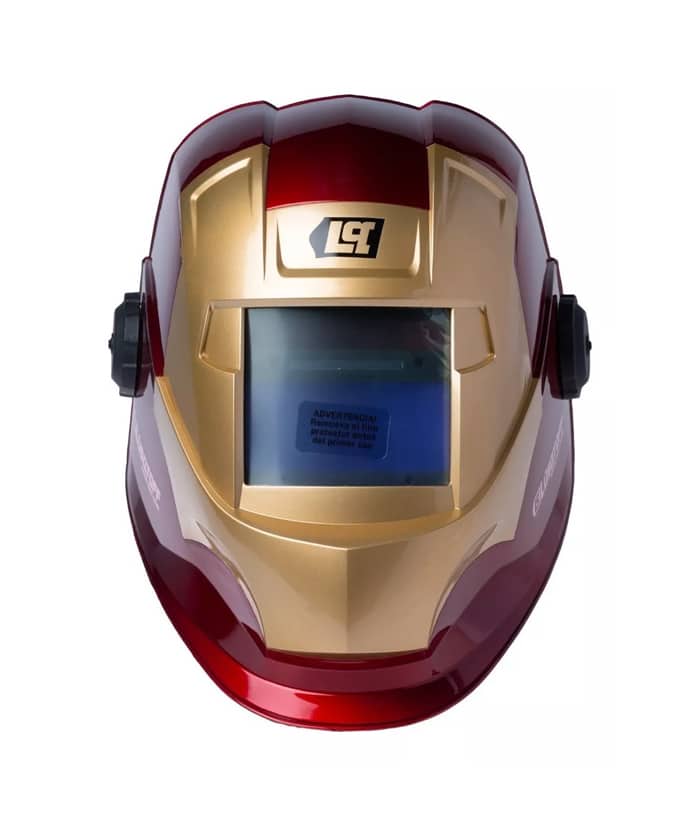 Máscara Fotosensible Iron Man Para Soldar Lusqtoff ST-IRONMAN - Imagen 2