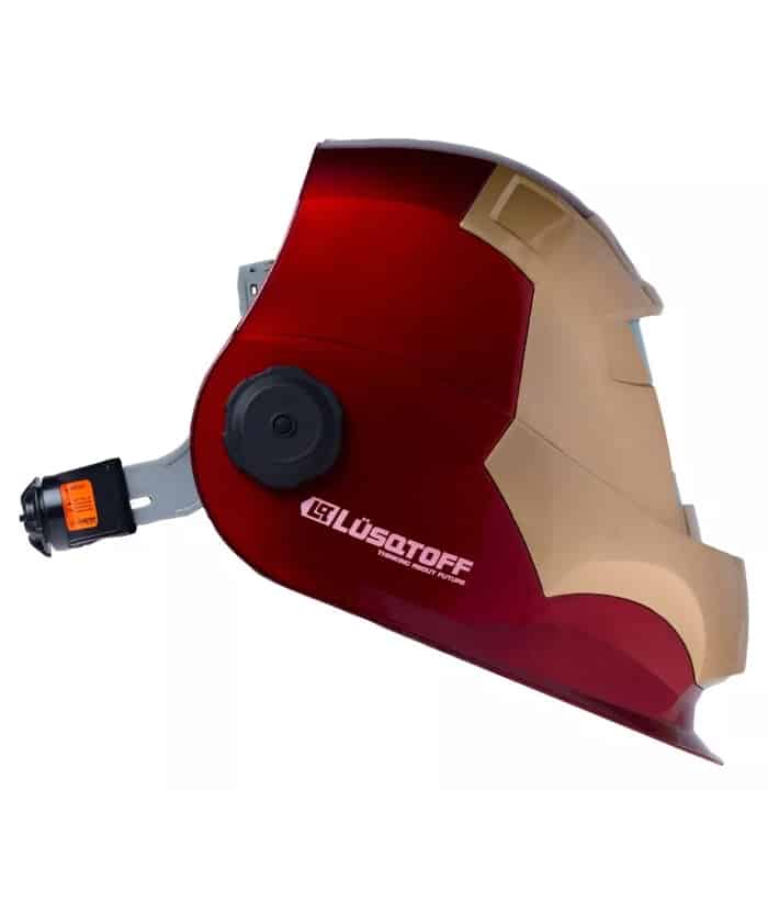 Máscara Fotosensible Iron Man Para Soldar Lusqtoff ST-IRONMAN - Imagen 3