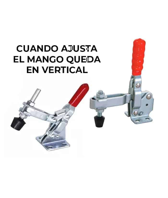 Prensa Rápida Toggle Clamp Vertical 100kg Ruhlmann RU90010 - Imagen 2