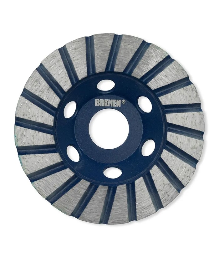Disco Copa Muela Diamantada Turbo Desbaste 100mm Para Amoladora Bremen 7928