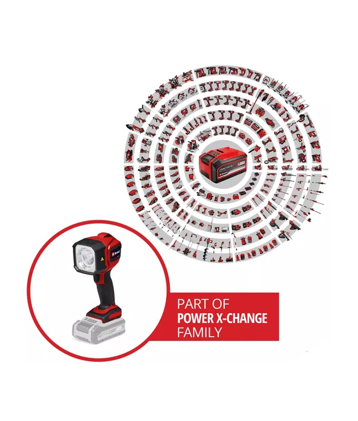 Lampara Linterna Luz Led Inálambrica a Batería 18V Einhell TC-CL 18/350 Li - Solo - Imagen 3