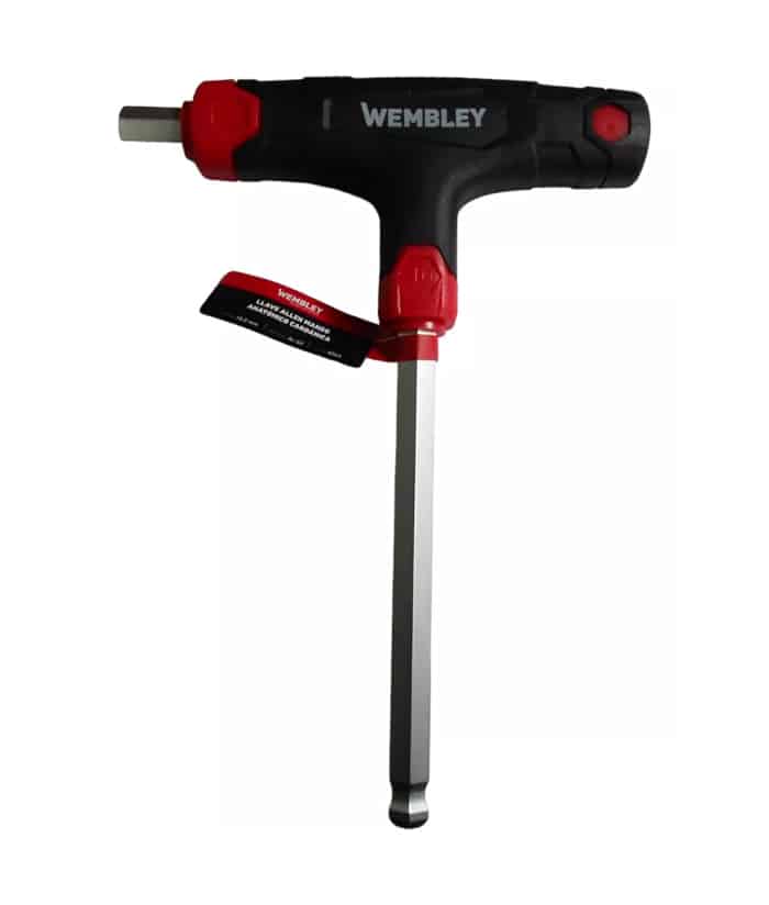 Llave T Allen 10mm Larga Cardánica Punta Bola Wembley 8007