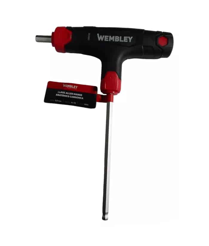 Llave T Allen 5mm Larga Cardánica Punta Bola Wembley 8004