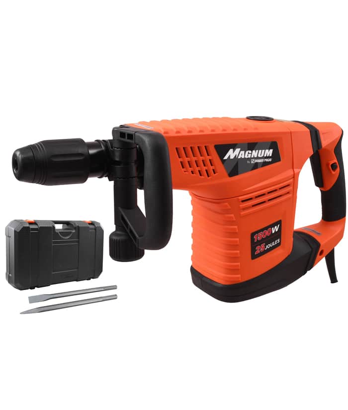 Martillo Demoledor Eléctrico 25J 1500W Encastre SDS-Max Magnum Línea Industrial by Dowen Pagio 9993931