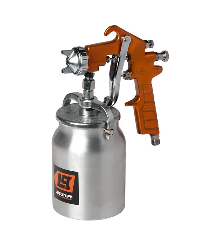 Pistola de Pintar Neumática Alta Presión 50/70 Psi Lusqtoff Naranja AS-1050