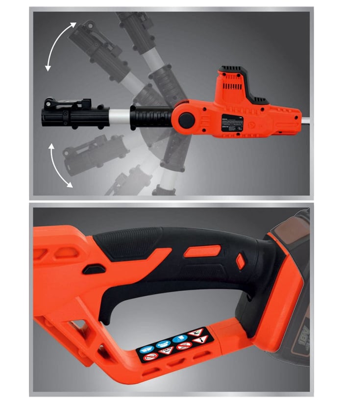 Cortacerco Motosierra Podadora en de Altura a Batería Inalámbrica 18V Flex One Dowen Pagio 9993032 - Imagen 4