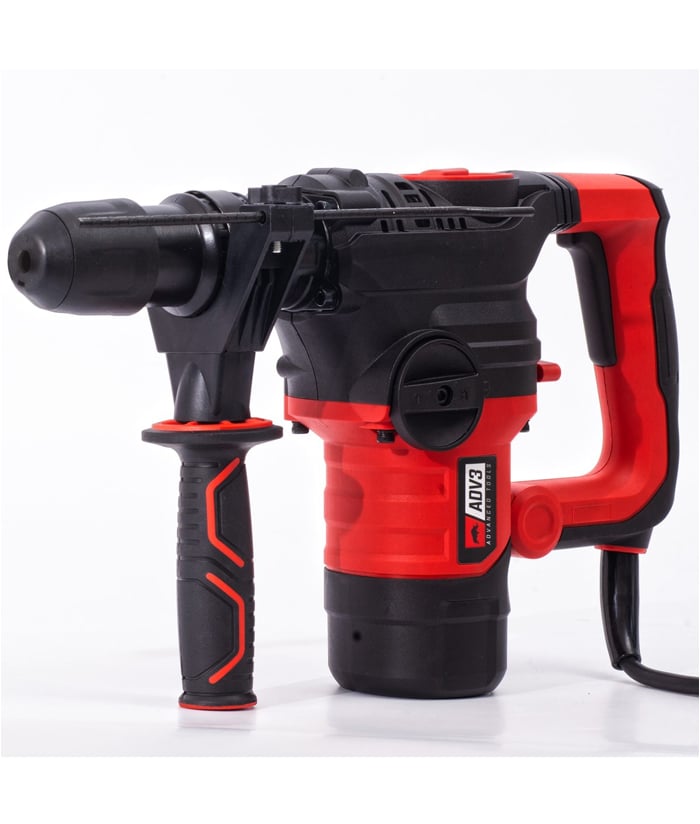 Rotomartillo Eléctrico 1500W SDS-Plus 7.5 Joules + Accesorios Con Maletín ADV3 RT1500