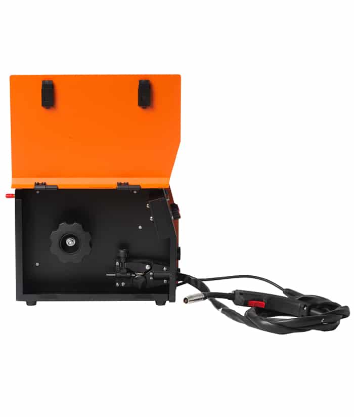 Soldadora Eléctrica Inverter Tridual MMA-MIG Lüsqtoff Naranja/Negro IRON MIG-100 - Imagen 4