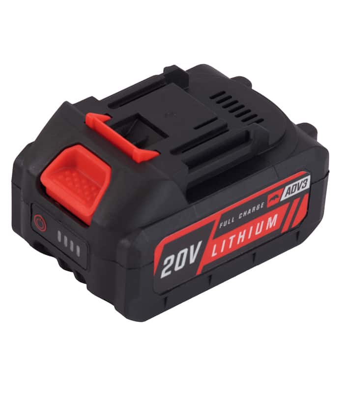 Taladro Atornillador Percutor de Impacto a Batería Inalámbrico 35Nm Motor Brushless + Batería 2.0ah Amper + Cargador + Maletín ADV3 Rojo/Negro TLP20V - Imagen 4