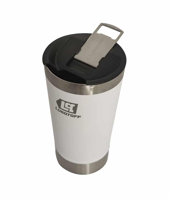 Vaso Térmico Blanco Cervecero Con Tapa 530ml Lusqtoff VTL530-9B - Imagen 2