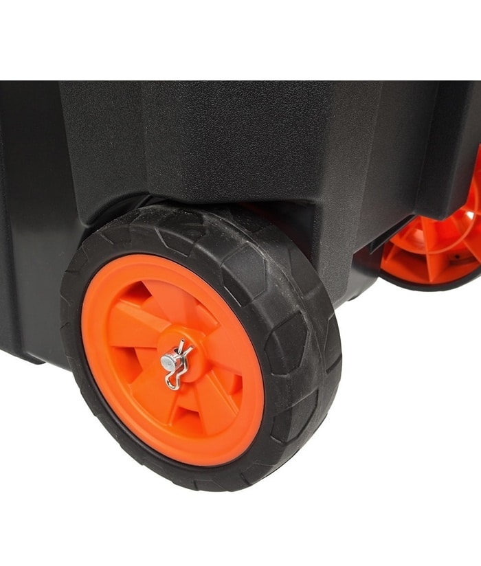 Combo Cajas Carro de Herramientas Plástica Con Ruedas 2 Cuerpos Tactix TX320310 - Imagen 7