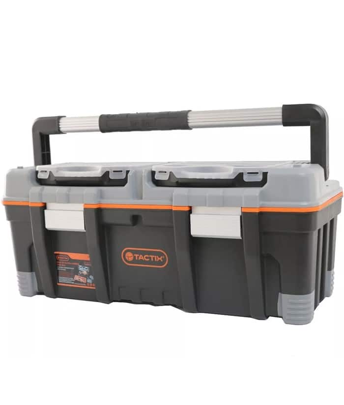 Caja Maletín de Herramientas Con Dos Organizadores Tactix TX320312