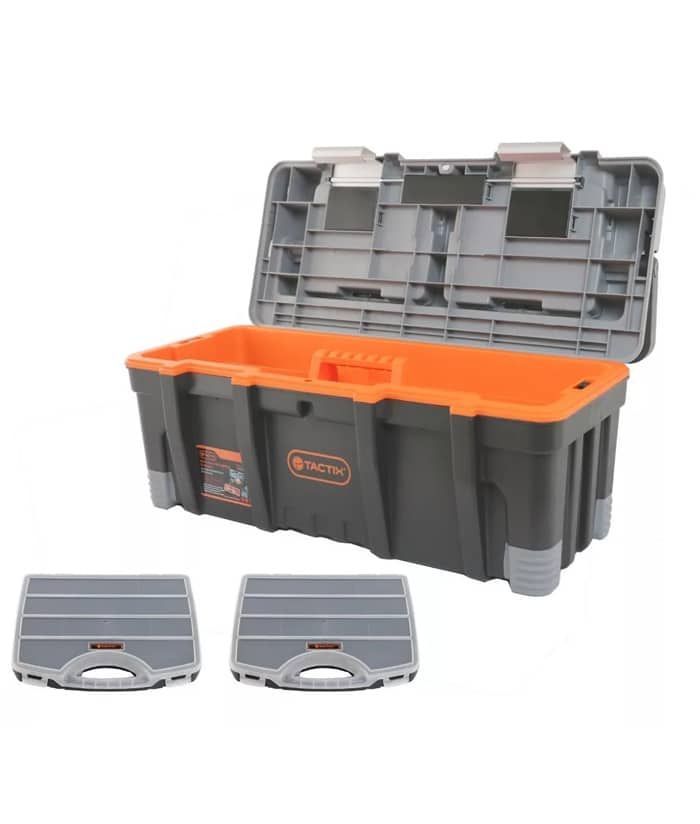 Caja Maletín de Herramientas Con Dos Organizadores Tactix TX320312 - Imagen 2