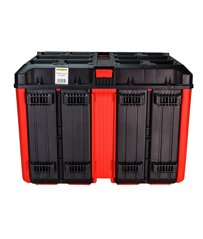 Caja Cajón Gabinete Profundo Alto Impacto Milwaukee Packout Rojo/Negro 48-22-8445 - Imagen 3