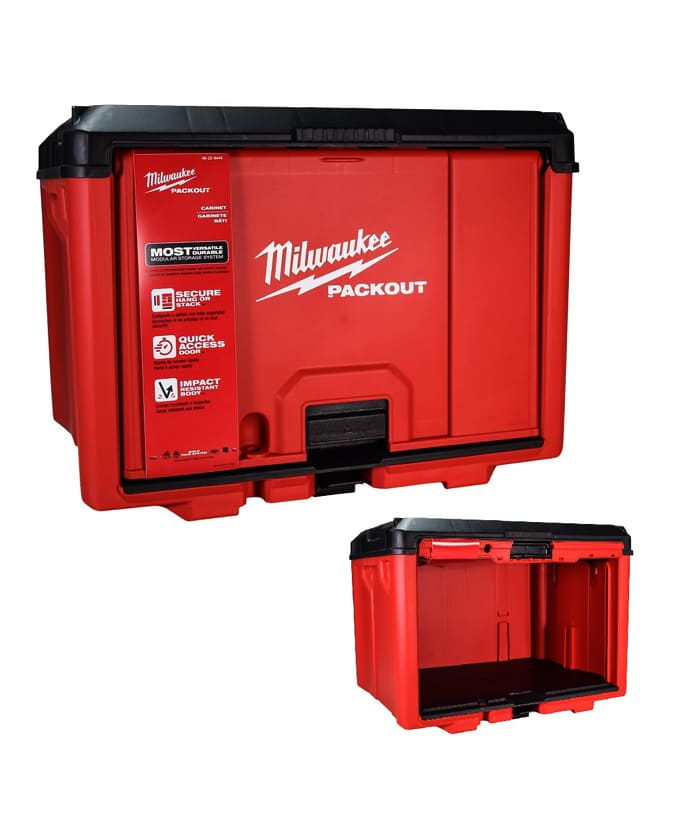 Caja Cajón Gabinete Profundo Alto Impacto Milwaukee Packout Rojo/Negro 48-22-8445 - Imagen 4