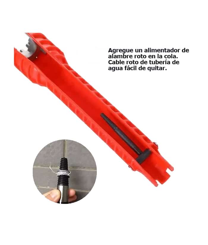 Llave Lavatorio Múltiple Bajo Mesada Baño Flexible Con Nivel Plomería Ruhlmann RU30250 - Imagen 4
