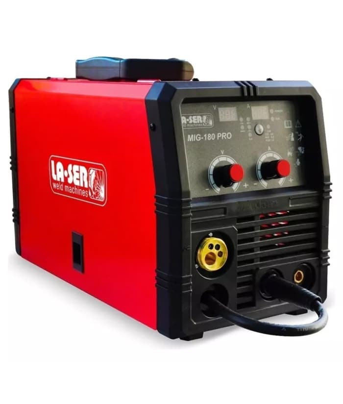 Soldadora Inverter MIG MAG MMA TIG 160A Amper La-Ser MIG180