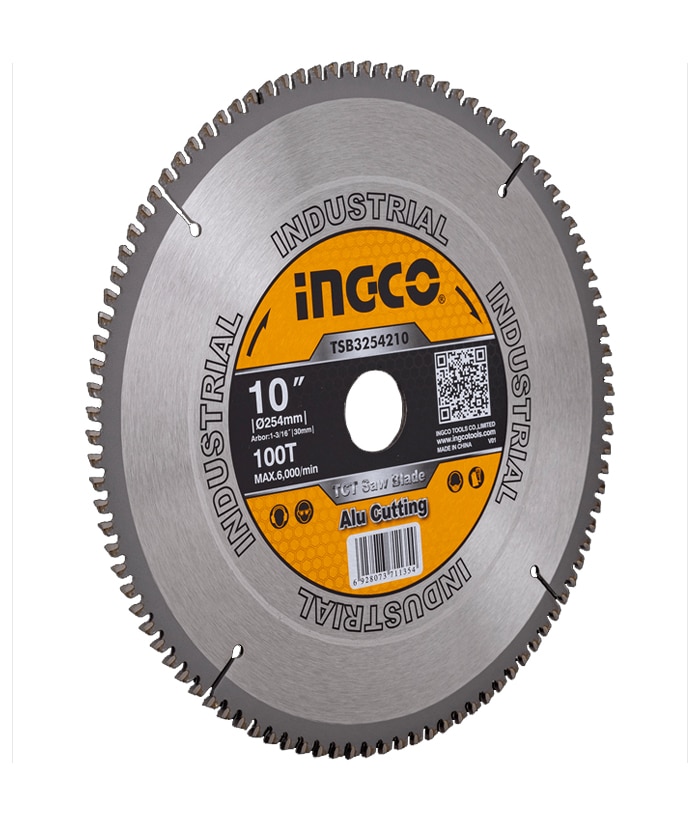 Disco de Sierra Circular Para Aluminio 10" 254mm 100 Dientes Ingco TSB3254210 - Imagen 2
