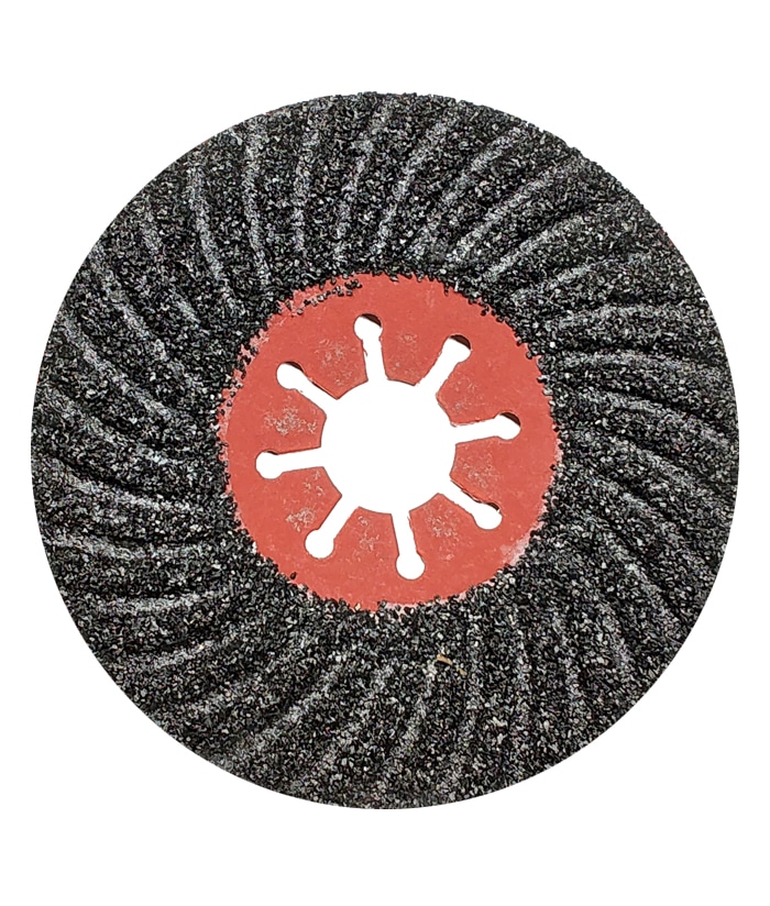 Disco Desbaste Múltiple Para Amoladora 100mm Grano 24 Carburo Silicio Tokits 278