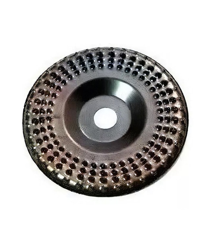 Disco Desbaste Escofina Para Madera Lijado y Tallado Para Amoladora 100mm x 13mm Tokits 43