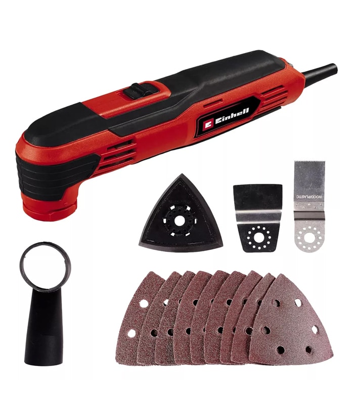 Sierra Oscilatoria Oscilante Multifunción Multiuso Multimaterial Multiherramienta Eléctrica Einhell TC-MG 250 CE
