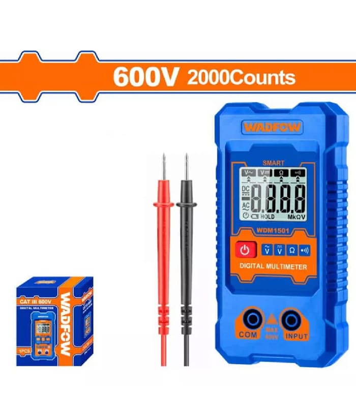 Tester Multimetro Digital Autorango 600V Wadfow WDM1501