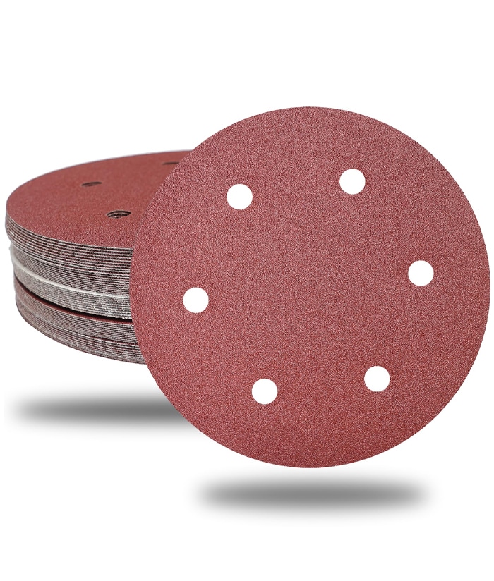 Disco Lija Para Pared 225mm Velcro Abrojo Grano 80 x 20 UNID. Lusqtoff LQAP-LIJA80