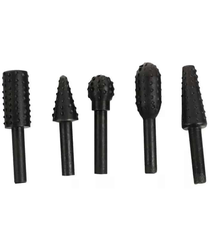Juego Set Kit Fresas Rotativas x 5Pzs Madera Metal KLD210