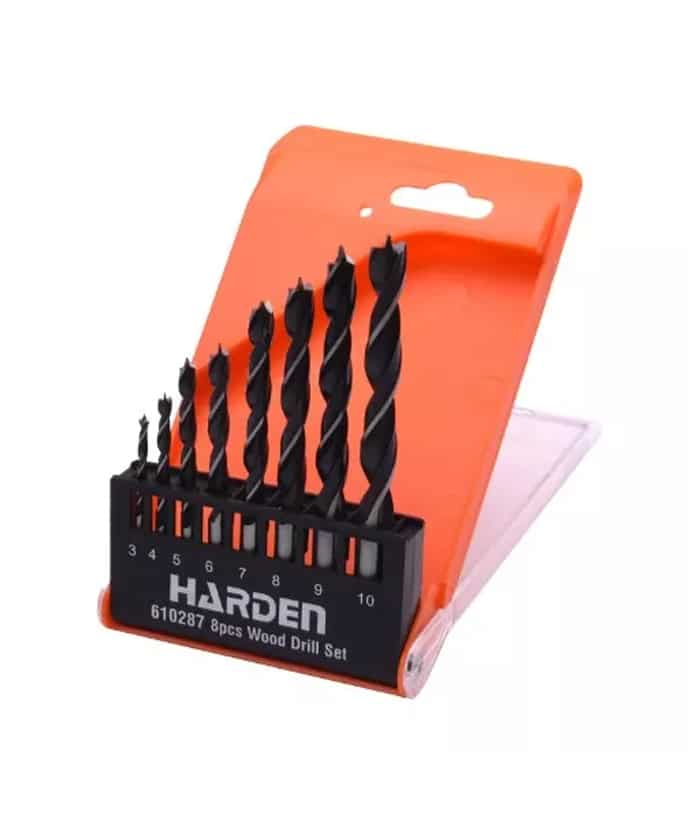 Juego Set Kit Mechas Para Madera x 8pzs Harden 610287 - Imagen 2