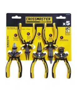 Juego Set Kit Mini Pinzas Alicates x 5pzs Crossmaster 9970810