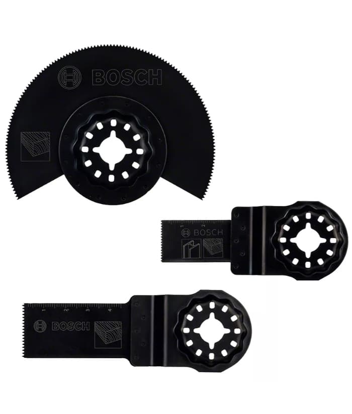 Juego Set Kit Promeline Para Sierra Multiherramienta Multicortadora x 3Pzs Bosch 2607017323
