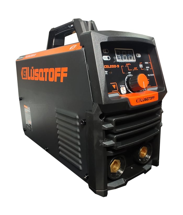 Soldadora Eléctrica Inverter 200A Amper Celulósica Black Series Lusqtoff Naranja/Negro SLCEL200-9 - Imagen 2