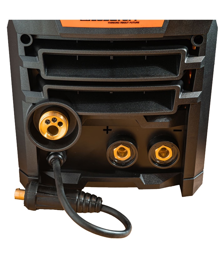 Soldadora Eléctrica Inverter Dual 220A Amper MMA-MIG Lüsqtoff Naranja/Negro MIGDUAL200-9 - Imagen 6
