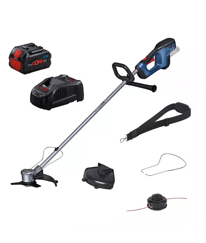 Combo Desmalezadora a Batería Inalámbrico GFR 18V-23 + Batería Procore 8.0Ah Amper + Cargador Rápido Bosch