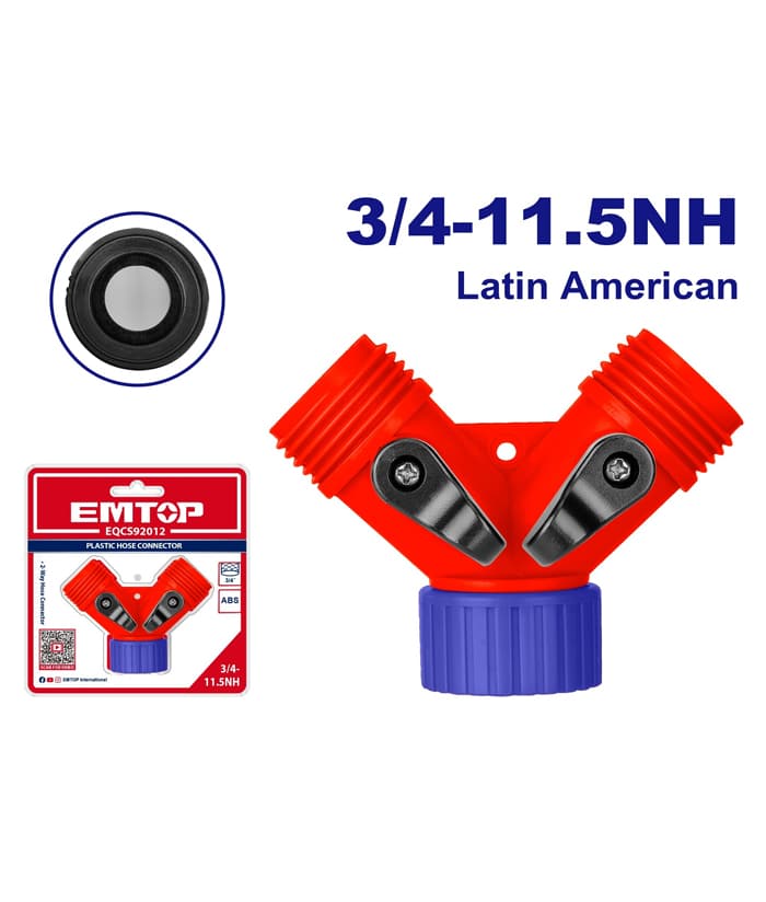 Conexión Divisor 3/4" Para Riego Emtop EQCS92012