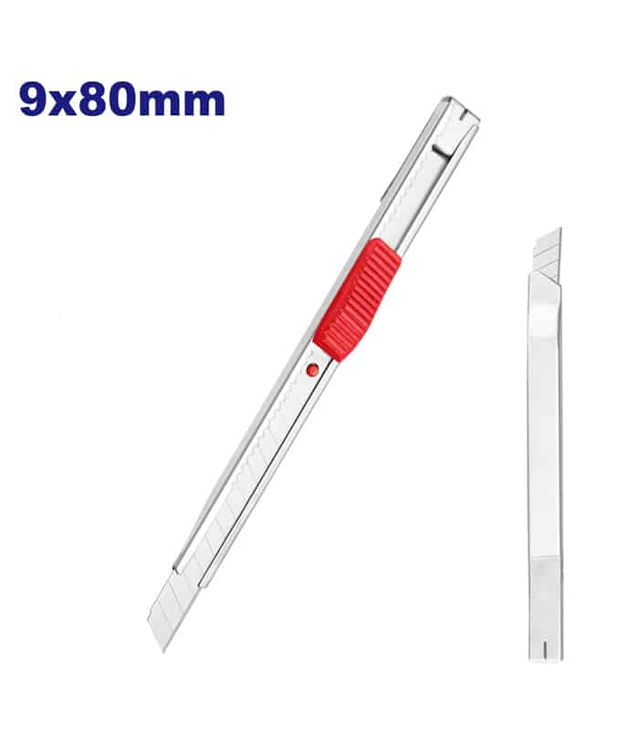 Cutter Metálico 129mm Hoja 9 x 80mm Emtop ESNK09001