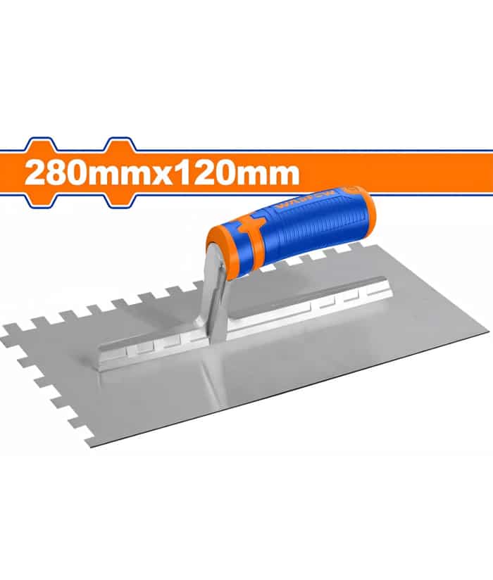 Espátula Llana Para Yeso Dentada 280 x 120mm Wadfow WPE2912