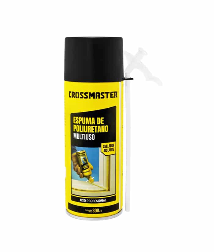 Espuma Expansiva de Poliuretano 300ml en Aerosol Crossmaster 9936750