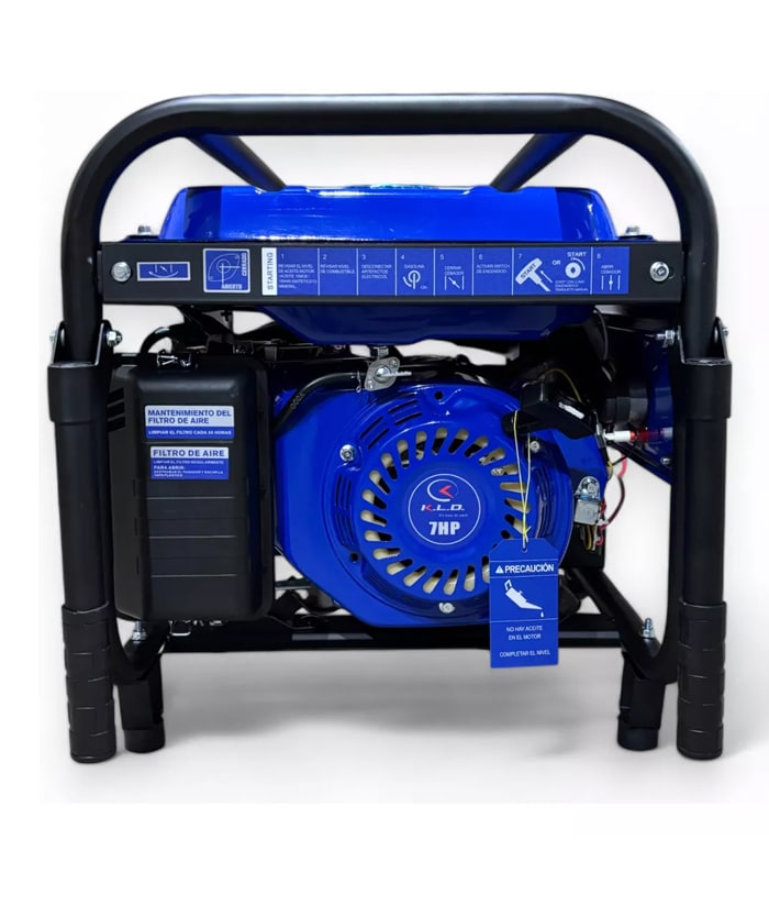 Generador Grupo Electrógeno Portátil Arranque Eléctrico 3000W KLD KLDGAE3500E - Imagen 2