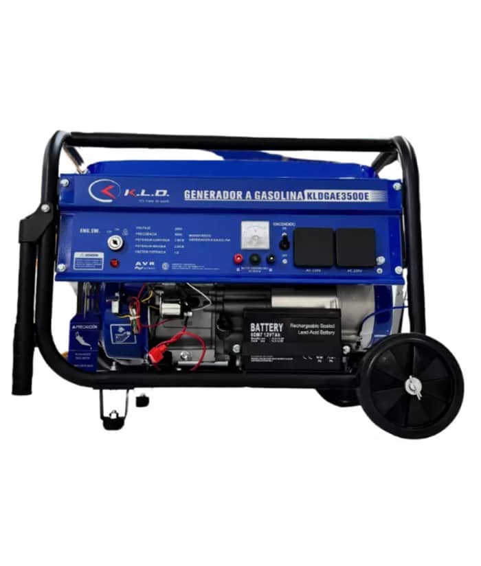 Generador Grupo Electrógeno Portátil Arranque Eléctrico 3000W KLD KLDGAE3500E - Imagen 5